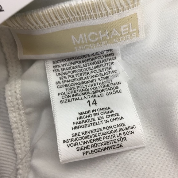 Michael Michael Kors One Piece Swimsuit Plus Size - Picture 6 of 11